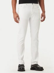 KARL LAGERFELD Jeansy 265501 562820 Biały Slim Fit. Białe jeansy KARL LAGERFELD, m. Za 539.99 zł.