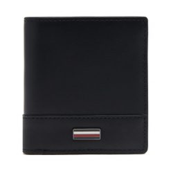 Duży Portfel Męski Tommy Hilfiger. Czarne portfele Tommy Hilfiger, bez wzorów. Za 259.99 zł.