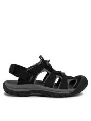 Keen Sandały Rapids H2 1022272 Czarny. Czarne sandały Keen, z materiału, bez zapięcia. Za 239.99 zł.
