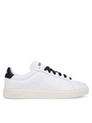 Adidas Sneakersy Streettalk Shoes KI9203 Biały. Białe buty sportowe casual Adidas, bez wzorów, ze skóry, bez zapięcia. Za 299.99 zł.