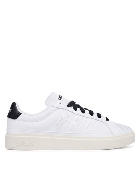 Adidas Sneakersy Streettalk Shoes KI9203 Biały. Białe buty sportowe casual Adidas, bez wzorów, ze skóry, bez zapięcia. Za 299.99 zł.