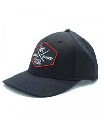 Czapka sportowa - Ochrona UPF50+ - Nylon / Dorośli (Czarny). Czarne czapki z daszkiem SURF MONKEY, z aplikacjami, z elastanu. Za 179.95 zł.