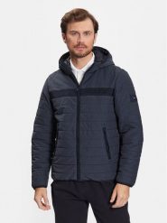 Tommy Hilfiger Kurtka przejściowa MW0MW31639 Granatowy Regular Fit. Niebieskie kurtki Tommy Hilfiger, m, bez wzorów, z syntetyku, bez kaptura. Za 849.99 zł.
