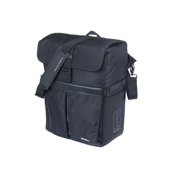 Basil Torba rowerowa Move MIK Studs 15 litrów 14 x 24 x 34 cm - czarna. Czarne torby na laptopa BASIL. Za 430.95 zł.