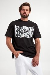 T-shirt męski DSQUARED2. T-shirty Dsquared2, l, bez wzorów, bez kołnierzyka, bez ramiączek. W wyprzedaży za 870.35 zł.