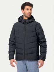 Jack Wolfskin Kurtka puchowa Colonius 1207431 Czarny Regular Fit. Czarne kurtki Jack Wolfskin, m, bez wzorów, z puchu, bez kaptura. Za 649.99 zł.
