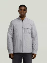 G-Star Kurtka w kolorze jasnoszarym rozmiar: M. Szare kurtki G-Star, m, bez wzorów, bez kaptura. Za 304.99 zł.