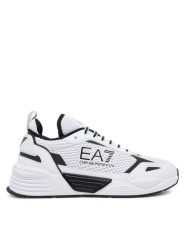 EA7 Emporio Armani Sneakersy X8X159 XK379 C679 Biały. Białe buty sportowe casual EA7 Emporio Armani, bez wzorów, z materiału, bez zapięcia. Za 649.99 zł.