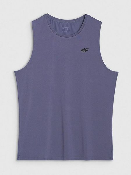 4F Top sportowy w kolorze niebieskim rozmiar: XL. Niebieskie t-shirty sportowe 4F, bez wzorów, z materiału, bez ramiączek, outdoorowe. Za 39.45 zł.