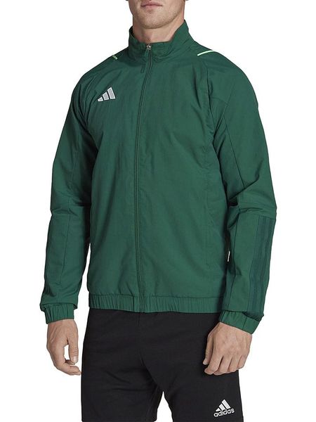 Adidas Kurtka sportowa "Tiro 23 Competition" w kolorze zielonym rozmiar: S. Zielone kurtki outdoor i hardshell Adidas, s, bez wzorów, z materiału, bez kaptura. Za 121.35 zł.
