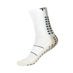 Męskie Cienkie Skarpety Piłkarskie. Białe skarpety Trusox, bez wzorów. Za 257.99 zł.