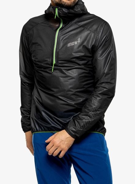 Kurtka do biegania unisex Inov-8 Raceshell HZ. Czarne kurtki Inov-8, m, bez wzorów, z materiału, bez kaptura. Za 589.99 zł.
