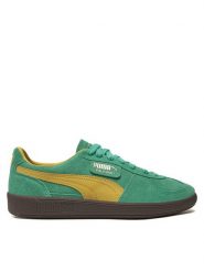 Puma Sneakersy Palermo 396463 18 Zielony. Zielone buty sportowe casual Puma, bez wzorów, ze skóry, bez zapięcia. Za 239.99 zł.
