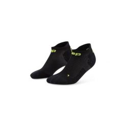 Męskie krótkie skarpety kompresyjne sportowe Core Run stopki Ultralight CEP. Czarne odzież kompresyjna CEP, bez wzorów, z elastanu. Za 69.00 zł.