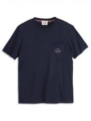 Scotch & Soda Koszulka w kolorze granatowym rozmiar: M. Niebieskie bezrękawniki Scotch & Soda, m, bez wzorów, z bawełny, bez kołnierzyka, bez ramiączek. Za 61.89 zł.