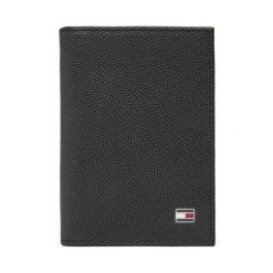 Portfel Tommy Hilfiger. Czarne portfele Tommy Hilfiger, bez wzorów. Za 299.99 zł.