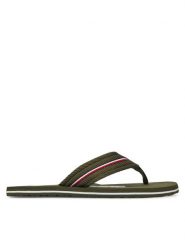 Tommy Hilfiger Japonki Corporate Hilfiger Beach FM0FM05436 Czerwony. Czerwone japonki Tommy Hilfiger, bez wzorów, z materiału. Za 109.99 zł.