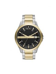 Armani Exchange Zegarek Hampton AX2453 Srebrny. Szare, analogowe zegarki Armani Exchange, srebrne. Za 619.99 zł.