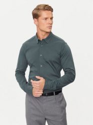 Only & Sons Koszula Robin 22031023 Zielony Slim Fit. Zielone koszule Only & Sons, m, bez wzorów, z bawełny, bez kołnierzyka, bez ramiączek. Za 149.99 zł.