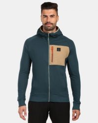 Stylowa i wygodna bawełniana bluza z kapturem Kilpi BALU-M. Zielone bluzy z kapturem Kilpi, m, bez wzorów, z bawełny, z kapturem. Za 215.49 zł.