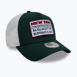 Czapka z daszkiem New Era NE Vintage Trucker. Zielone czapki z daszkiem New Era, bez wzorów. Za 129.99 zł.
