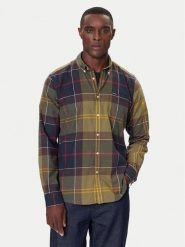 Barbour Koszula Glendale MSH4992TN52 Zielony Regular Fit. Zielone koszule Barbour, m, bez wzorów, z bawełny, bez kołnierzyka, bez ramiączek. Za 399.99 zł.