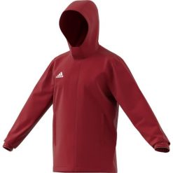 Kurtka piłkarska męska adidas Entrada 22 All Weather Jacket. Białe kurtki Adidas, m, bez wzorów, bez kaptura. Za 160.30 zł.