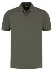 DSTREZZED Koszulka polo w kolorze khaki rozmiar: XXL. Brązowe koszulki polo Dstrezzed, xxl, bez wzorów, z bawełny, bez kołnierzyka, bez ramiączek. Za 122.96 zł.