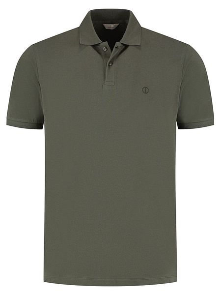 DSTREZZED Koszulka polo w kolorze khaki rozmiar: M. Brązowe koszulki polo Dstrezzed, m, bez wzorów, z bawełny, bez kołnierzyka, bez ramiączek. Za 127.05 zł.