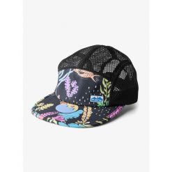 Czapka z daszkiem Kavu Drift Creek - sea salad. Czarne czapki z daszkiem KAVU, bez wzorów. Za 122.25 zł.