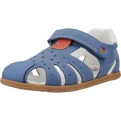 Sandały PABLOSKY 067444P Niebieski. Niebieskie sandały PABLOSKY, ze skóry, bez zapięcia. Za 254.99 zł.