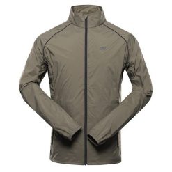 Kurtka męska sportowa wiatrówka Alpine Pro Spin 2. Zielone kurtki przejściowe Alpine Pro, m, bez wzorów, z softshellu, bez kaptura. W wyprzedaży za 299.00 zł.