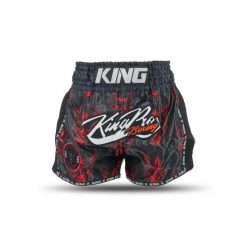 Szorty do boksu tajskiego King Pro Boxing Devil 4. Czarne szorty KING PRO BOXING, bez wzorów, sportowe. Za 335.50 zł.