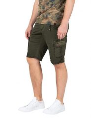 Timezone Szorty dżinsowe "Ryker" - Regular fit - w kolorze khaki rozmiar: W33. Brązowe szorty Timezone, bez wzorów, z jeansu. Za 100.99 zł.