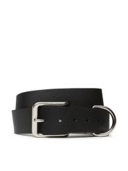 Calvin Klein Jeans Pasek Męski Round Hardware Loop 40mm K50K510158 Czarny. Czarne paski Calvin Klein Jeans, bez wzorów, z jeansu. Za 159.99 zł.