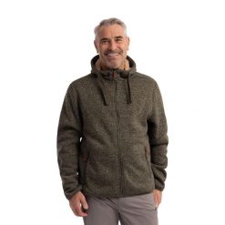 Bluza Polarowa Męska Tableypipe. Zielone bluzy z kapturem Trespass, na zimę, l, bez wzorów, z dzianiny, z kapturem. Za 500.99 zł.