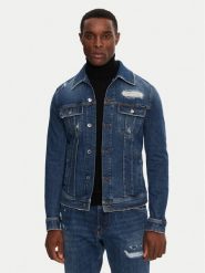 Dolce&Gabbana Kurtka jeansowa G9VZ8D G8LN5 Granatowy Regular Fit. Niebieskie kurtki Dolce&Gabbana, m, bez wzorów, z bawełny, bez kaptura. Za 5,399.00 zł.