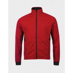 Kurtka do narciarstwa biegowego męska Halti Falun Softshell XCT. Czerwone kurtki Halti, na zimę, m, bez wzorów, z softshellu, bez kaptura. Za 844.99 zł.