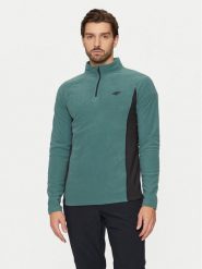 4F Bielizna termoaktywna górna 4FWAW24UFLEM045 Zielony Slim Fit. Zielona bielizna termoaktywna 4F, m, bez wzorów, z syntetyku, bez ramiączek, narciarskie. Za 69.99 zł.