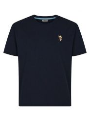 U.S. Polo Assn. Koszulka w kolorze granatowym rozmiar: XL. Niebieskie bezrękawniki U.S. Polo Assn., s, bez wzorów, z bawełny, bez kołnierzyka, bez ramiączek. Za 100.99 zł.