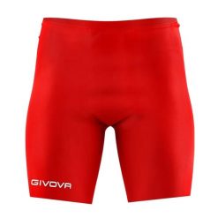 Męskie Spodenki Kolarskie Z Logo. Czerwone szorty Givova, m, bez wzorów, sportowe. Za 75.99 zł.
