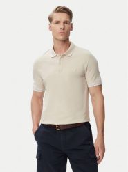 Guess Polo M6GP60 K3076 Beżowy jasny Regular Fit. Brązowe koszulki polo sportowe Guess, l, z aplikacjami, z bawełny, bez kołnierzyka, bez ramiączek. Za 294.99 zł.