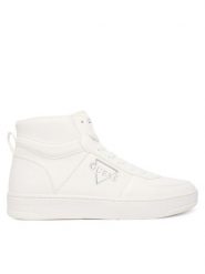 Guess Sneakersy FMFICE ELE12 Biały. Białe buty sportowe casual Guess, z aplikacjami, ze skóry, bez zapięcia. Za 469.99 zł.