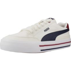 Buty sportowe sneakersy trampki PUMA COURT CLASSIC 396353-01. Białe trampki Puma, bez wzorów, bez zapięcia. Za 169.00 zł.