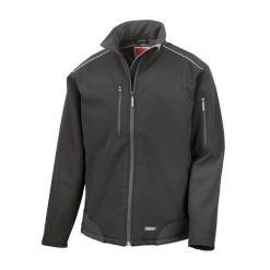 Oddychająca Kurtka Męska Ripstop Soft Shell. Brązowe kurtki RESULT, m, bez wzorów, bez kaptura. Za 220.99 zł.