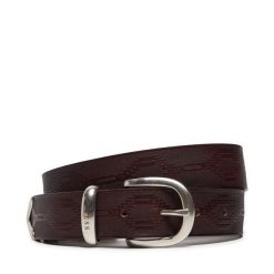 Pasek Męski Guess. Brązowe paski Guess, z aplikacjami. Za 179.99 zł.