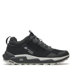 Trekkingi ALPINE PRO. Czarne buty trekkingowe Alpine Pro, bez wzorów, bez zapięcia. Za 279.99 zł.