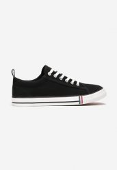 Czarne Trampki przed Kostkę Hisalia. Czarne trampki Born2be, m, bez wzorów, przed kostkę, bez zapięcia. W wyprzedaży za 50.99 zł.