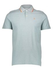 Jack & Jones Koszulka polo "Paulos" w kolorze turkusowym rozmiar: XL. Niebieskie koszulki polo Jack & Jones, xl, bez wzorów, bez kołnierzyka, bez ramiączek. Za 69.99 zł.