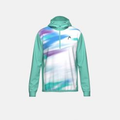 Bluza sportowa męska Head Topspin. Niebieskie bluzy z kapturem Head, m, bez wzorów, z kapturem. Za 342.00 zł.